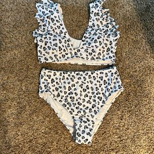 Two piece bathing suit